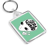 Stay Weird UFO Alien Funky Keyring Space Visitor Keyring #14724