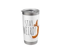 Stay Weird! Weirdo Casual Selfconfident Fox Inspitational Stainless Steel Insulated Tumbler