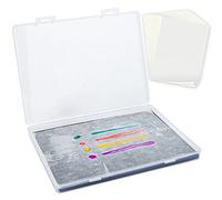 Stay Wet Palette for Acrylic Painting Garpernics Wet Palette Tray with Sponges and 100 Papers for Acrylic Paints, Keep Paint Wet and Fresh for Miniatures