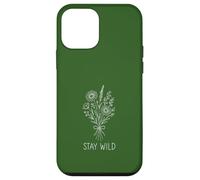 Stay Wild Bouquet Design Line Art Boho Style Case for iPhone 12 mini