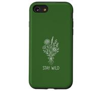 Stay Wild Bouquet Design Line Art Boho Style Case for iPhone SE (2020) / 7/8