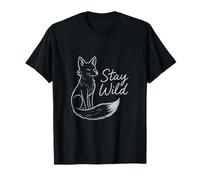 Stay Wild Fox Wilderness Adventure Spirit T-Shirt