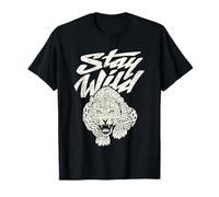 Stay Wild Leopard Wild Jungle Animal Be the Brave Stay Wild T-Shirt