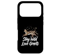 Stay Wild Love Genet Cats Exotic Animal Lover Case for iPhone 17 Pro