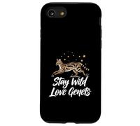 Stay Wild Love Genet Cats Exotic Animal Lover Case for iPhone SE (2020) / 7/8