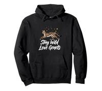 Stay Wild Love Genet Cats Exotic Animal Lover Pullover Hoodie