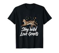 Stay Wild Love Genet Cats Exotic Animal Lover T-Shirt