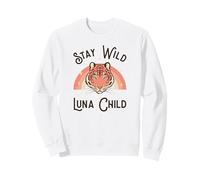 Stay Wild Luna Child (Boho Tiger Graphic) Sweatshirt