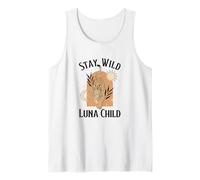 Stay Wild Luna Child (Hippie Statement & Boho Graphic) Tank Top