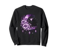 Stay Wild Moon Child Floral Crescent Sweatshirt