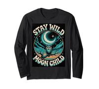 Stay Wild Moon Child Inspirational Vintage Style Long Sleeve T-Shirt