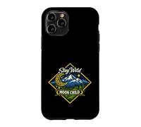 Stay Wild Moon Child Mountain Nature Celestial Boho Case for iPhone 11 Pro
