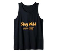 Stay Wild Moon Child Retro Boho Aesthetic Design Tank Top