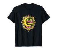 Stay Wild Moon Child Retro Groovy Celestial Design T-Shirt