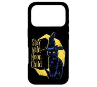 Stay Wild Moon Child, Witch Cats Occult Halloween Witches Case for iPhone 17 Pro