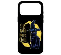 Stay Wild Moon Child, Witch Cats Occult Halloween Witches Case for iPhone 17 Pro Max