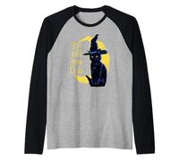 Stay Wild Moon Child, Witch Cats Occult Halloween Witches Raglan Baseball Tee