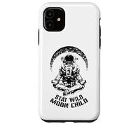 Stay Wild Moon Child Yoga Astronaut Space Zen Meditation Case for iPhone 11