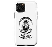 Stay Wild Moon Child Yoga Astronaut Space Zen Meditation Case for iPhone 11 Pro