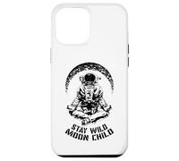 Stay Wild Moon Child Yoga Astronaut Space Zen Meditation Case for iPhone 12 Pro Max