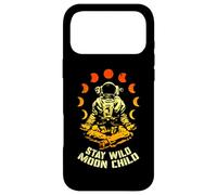Stay Wild Moon Child Yoga Astronaut Space Zen Meditation Case for iPhone 17 Pro Max