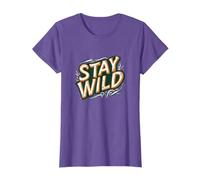 Stay Wild Saying for Emblem Lovers T-Shirt