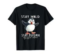 Stay Wild - Stay Puffin #PuffinVibes - Cute Puffin Design T-Shirt