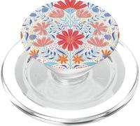 Stay Wilds, Flower Child, Grow Through What You Go Through PopSockets PopGrip for MagSafe