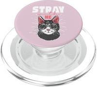 Stay with me? Stray with me! says the cat PopSockets PopGrip for MagSafe