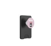 Stay with me? Stray with me! says the cat PopSockets PopWallet for MagSafe