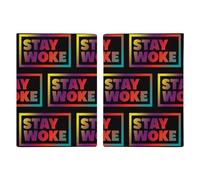 Stay Woke Travel Passport Wallet Credit Card Holder Cover Case Protector