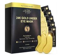 Stay Youthfully Beautiful Eye Patches, 24K Gold (20 Pairs), Anti-Wrinkle Hydrogel Mask with Collagen and Hyaluronic Acid, Reduces Dark Circles, Puffiness and Lines