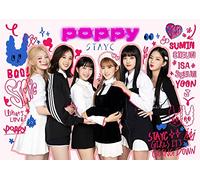 STAYC POPPY CD+DVD+1PHOTOCARD+16p BOOKLET JAPAN first limited edition