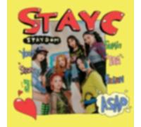 STAYC - STAYC STAYDOM 2nd single Album. CD+72p Photo Book+1ea Photo Card +1ea Post Card+1ea Sticker+1ea Stayc Official Fragrance Card K-POP SEALED+TRACKING CODE