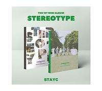 STAYC Stereotype 1st Mini Album Type B CD+1p Folding Poster On Pack+84p PhotoBook+1p Post+1p PhotoCard+1p Fragrance+1p Scratch+1p Special Card+Message PhotoCard SET+Tracking Kpop Sealed