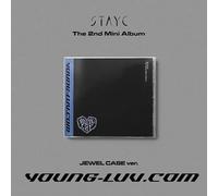 STAYC [ YOUNG-LUV.COM ] 2nd Mini Album ( JEWEL CASE ) ( 6 Ver SET. ) ( 6ea CD+1ea FOLDED POSTER(LIMITED!)+6ea Photo Book(each 12p)+6ea Photo Card )