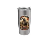 Stayed On Longer Than They Thought I Would Bull Rider Rodeo Stainless Steel Insulated Tumbler