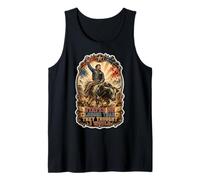 Stayed On Longer Than They Thought I Would Bull Rider Rodeo Tank Top
