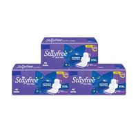 Stayfree Dry Max Xxl|Combo Pack 126 Pads|All Night Xxl Dry Cover Sanitary Pads For Women|Convert Heavy Flow Into Gel|Odour Control|Absorbs 2X More With Wider Back|Superior Dry Feel|Ultra Thin Pads|