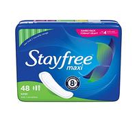 Stayfree No Wings Maxi Super Pads - 48 Count