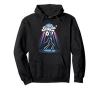 Stayin 67 Disco Seventies Birthday Retro Dance Party Pullover Hoodie