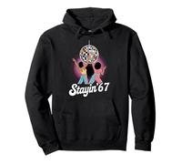 Stayin' 67 Retro Disco Seventies Dance Vibes Pullover Hoodie