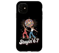 Stayin 67 Retro Disco Vibes Seventies Dance Floor Case for iPhone 11