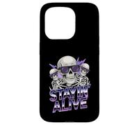 Stayin Alive Skeleton Disco Halloween Vibes Case for iPhone 15 Pro