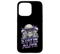 Stayin Alive Skeleton Disco Halloween Vibes Case for iPhone 15 Pro Max