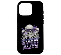 Stayin Alive Skeleton Disco Halloween Vibes Case for iPhone 16 Pro
