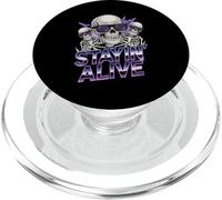 Stayin Alive Skeleton Disco Halloween Vibes PopSockets PopGrip for MagSafe