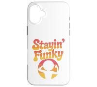 Stayin’ Funky Retro Sunset Groove Vibes Design Case for iPhone 16 Plus