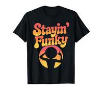 Stayin’ Funky Retro Sunset Groove Vibes Design T-Shirt