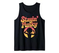 Stayin’ Funky Retro Sunset Groove Vibes Design Tank Top